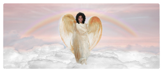 DNSEMP-L-119-PK Angel (AA) Clouds Pink